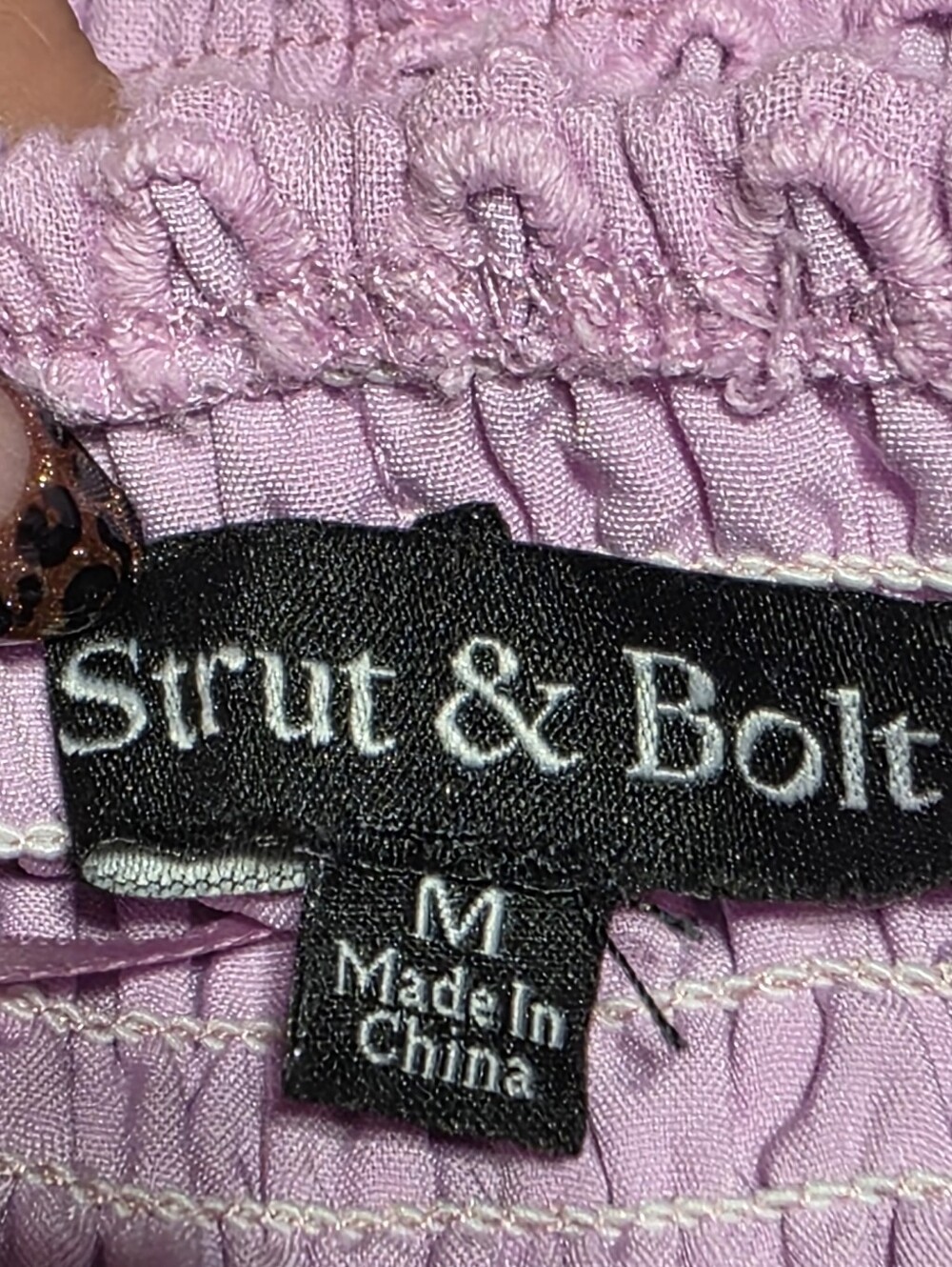 STRUT & BOLT LAVENDER EYELET MIDI DRESS SZ M - Picture 9 of 11